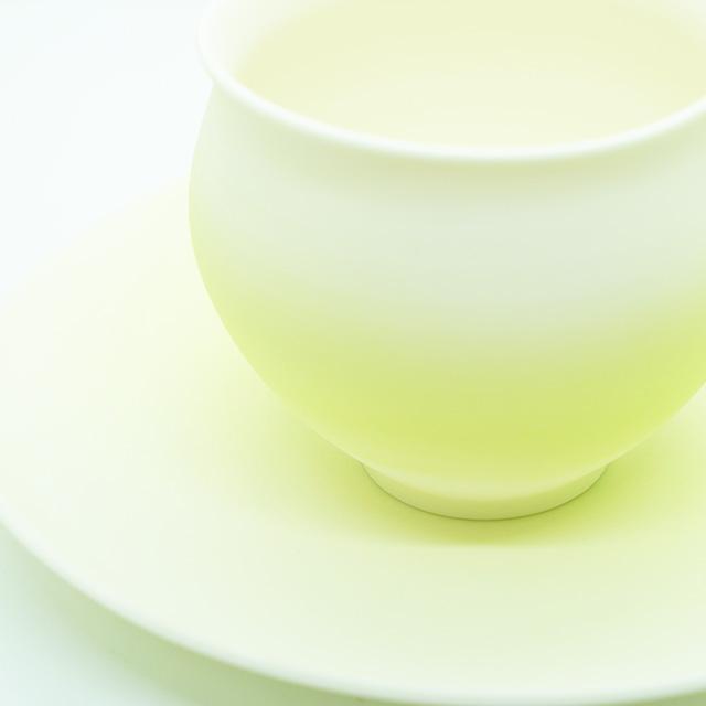 【陶芸家】藤岡光一 ゆきあかりカップ-レモン