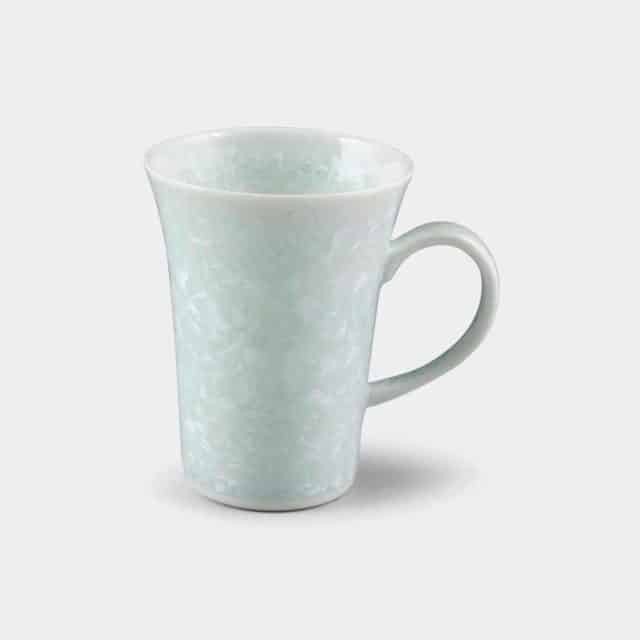 【京焼-清水焼】陶葊 花結晶 (白) マグカップ