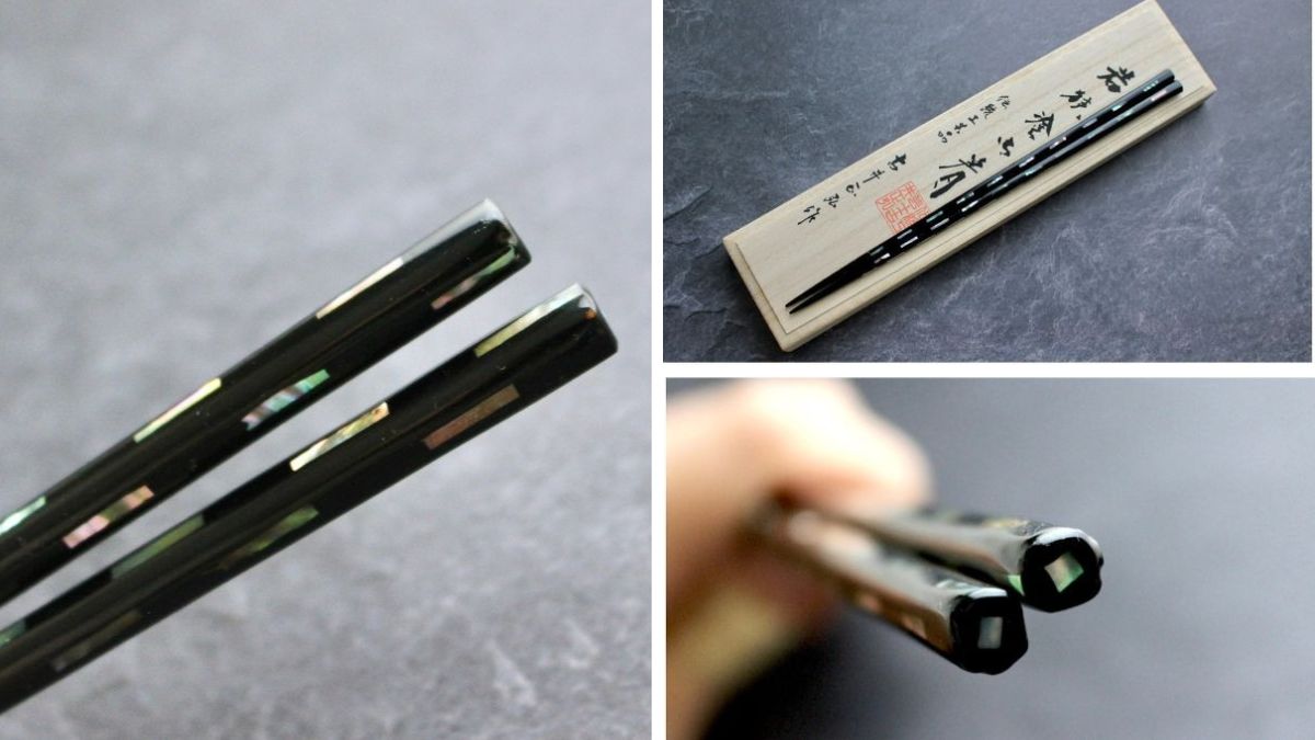 夫婦箸 箸蔵まつかん 桐箱入伝統工芸士 古井正弘作 桐