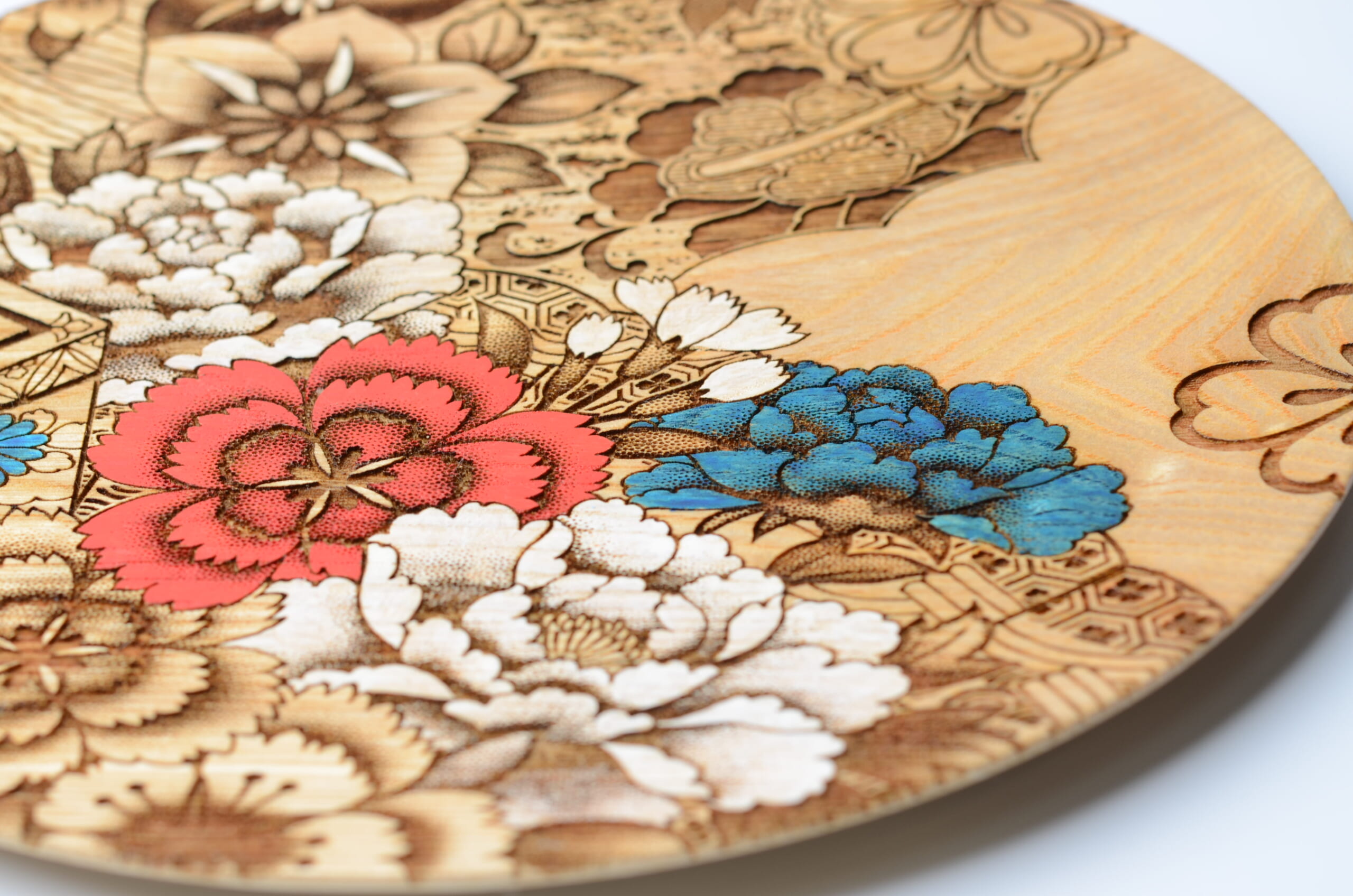 京友禅の柄×最新テクノロジーから生まれた美しい木製の食器と伝統工芸