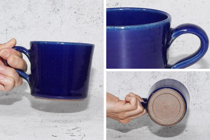 【大谷焼】森陶器 マグカップ 藍