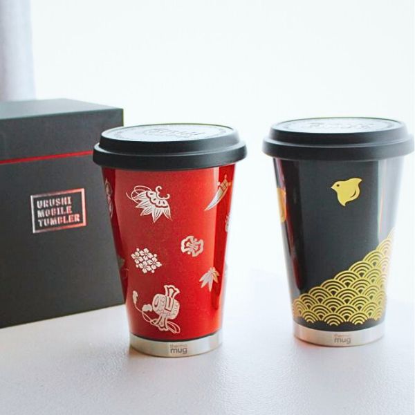 【モバイルタンブラー】thermo mug × 土直漆器 | 越前漆器 | 匠市
